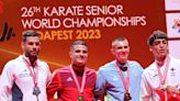 Ukraine’s karatekas end difficult year with three medals at World Championships