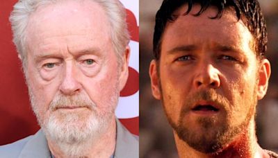 Ridley Scott has perfect response when asked if he spoke to Russell Crowe about Gladiator 2