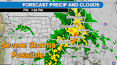 Chance of severe weather Friday and Saturday in MO and IL. Full details on both days here