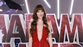 Dakota Johnson Is a Goddess in a Blood-Red Dress With a Navel-Grazing Neckline