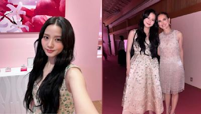 BLACKPINK’s Jisoo channels Dior princess vibes in stunning floral dress at Tokyo event; shares 'happy moment' with Natalie Portman