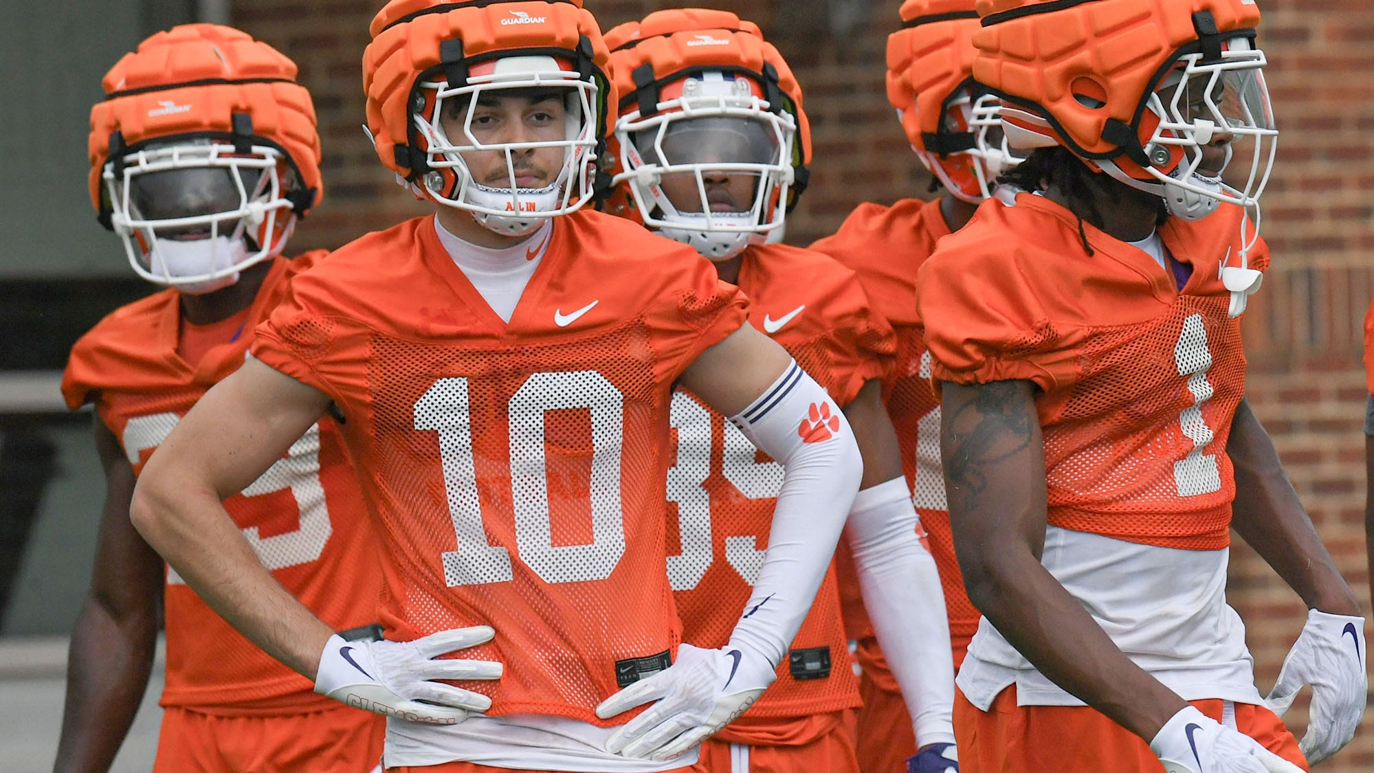 Clemson football practice: Jeadyn Lukus starts, offensive line starters work on Day 2