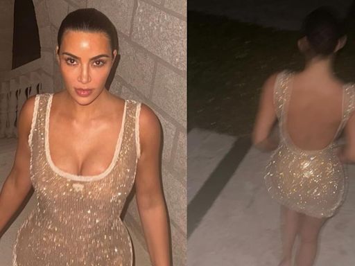 Kim Kardashian Ups The Ante By Adding Bling To The Bodycon Trend And We Are Floored - News18