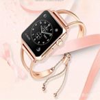 森尼3C-蘋果手錶apple watch 4/5/6/7代表金屬鏤空帶 女生款iwatch 7代6代SE 不銹-品質保證