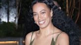 Solange Knowles puts on a VERY racy display in sheer khaki bra top