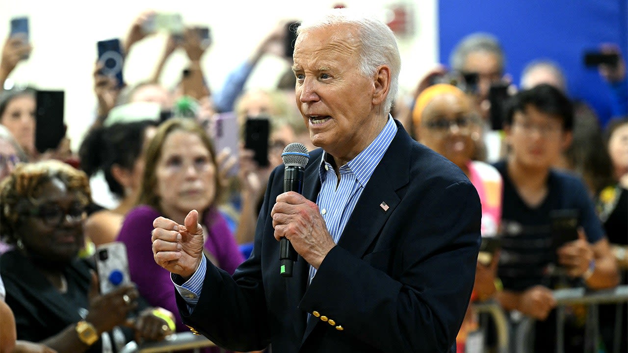 Biden tells congressional Democrats that calling for him to drop out 'only helps Trump and hurts us'