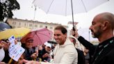 Tennis-Nadal happy to be playing third straight event after injury return