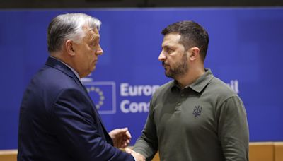 En visite en Ukraine, Viktor Orban réclame à Volodymyr Zelensky "un cessez-le-feu rapidement"