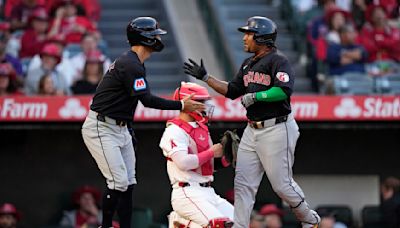 José Ramírez goes deep twice, starts run of 3 straight Guardians' homers in 10-4 victory over Angels