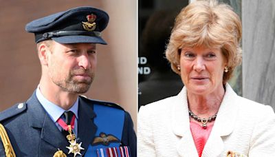 Princess Diana's Sister Lady Sarah McCorquodale Supports Prince William at Military Ceremony