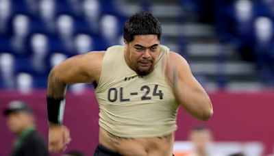 Saints sign their top draft choice, offensive tackle Taliese Fuaga