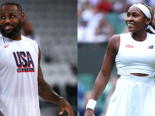 ¿Quiénes son Lebron James y Coco Gauff, abanderados de EE.UU. en los Juegos Olímpicos de París 2024?