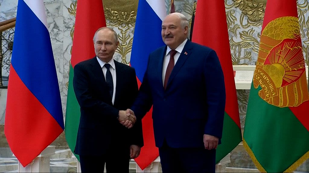 'This is nice': Putin goes to Minsk for two-part meeting with Lukashenko