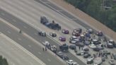 91 freeway in Anaheim closed as pursuit comes to an end