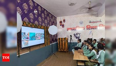 Moradabad's ‘Interactive Pathshala’ Revolutionizes Teaching Amid Teacher Shortage | Agra News - Times of India