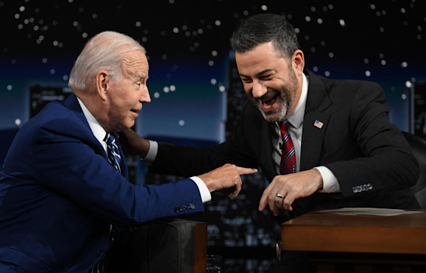 Jimmy Kimmel Live mocks Joe Biden dropping out of race: "Wandered off"