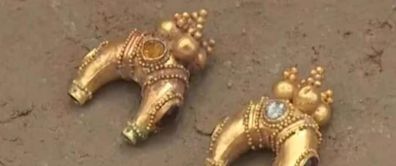 2,000-year-old gold jewelry from mysterious culture discovered in Kazakhstan