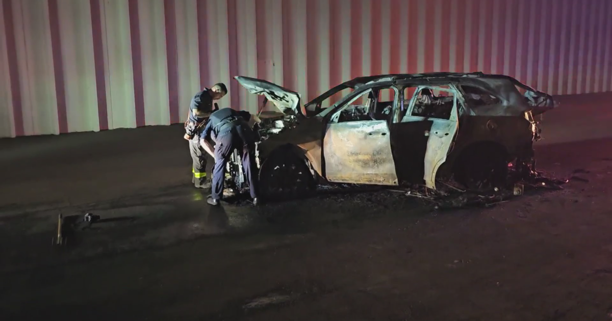 Adams County investigates arson after burning car found near I-25 in Colorado