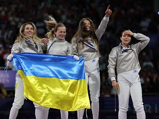 Ukrainians proud of fencers winning first gold of Olympics