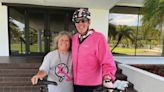 Riding across America to raise funds for breast cancer: St. Augustine welcomes Al Reszel