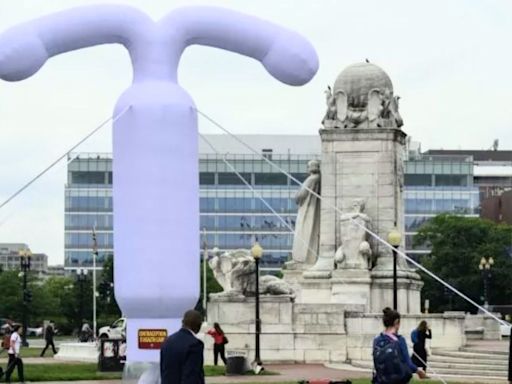 Have you seen photos of the viral, 20-foot-tall IUD in Washington, DC? Here’s what it means