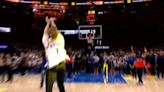 Thunder fans make half-court shots in first two playoff games