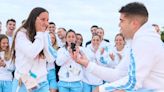 City of Love: Argentina's Pablo Simonet proposes to Pilar Campoy ahead of Olympic Games