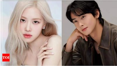 BLACKPINK's Rosé and Cha Eun Woo dating rumors heat up after viral video claims 'evidence' of lovestagrams | K-pop Movie News - Times of India