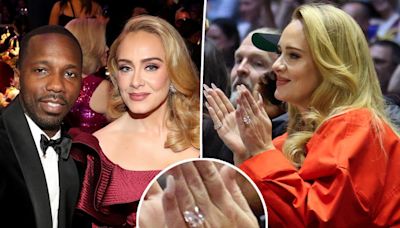 Adele spotted with massive diamond ring, sparks Rich Paul engagement rumors — again