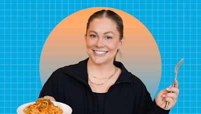 Shawn Johnson East Just Told Us the High-Protein Dinner She Makes Every Week for Her Family