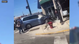 Video shows minivan hitting two people on Chicago's Southwest Side