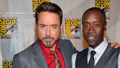 Don Cheadle responds to Robert Downey Jr.'s casting as Doctor Doom — and whether they'll share the screen again in a Marvel movie