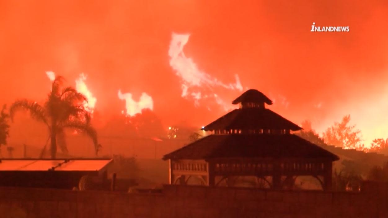 Line Fire explodes to over 17,000 acres; state of emergency declared in San Bernardino County