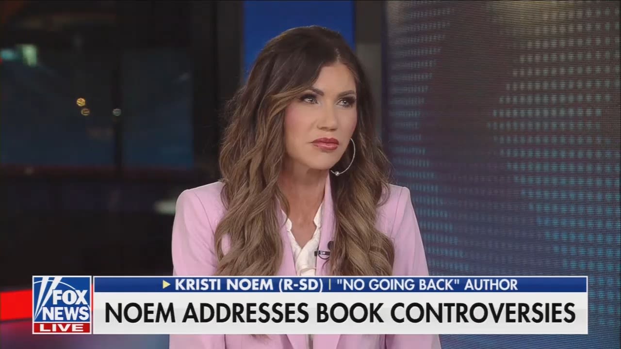 Jesse Watters gives Kristi Noem a friendly interview to respond to criticism that “you shot your dog and wrote a book about it”