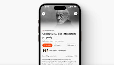 Smashing, from Goodreads' co-founder, curates the best of the web using AI and human recommendations