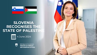 影/斯洛維尼亞宣布承認巴勒斯坦國 籲以「兩國方案」解決中東和平問題