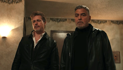 George Clooney and Brad Pitt Reunite to Fix Up a Crime Scene in First Trailer for Wolfs - IGN