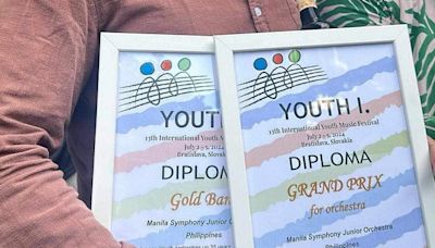 Manila Symphony Junior Orchestra strikes gold, bags grand prix in Europe