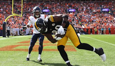 Watch Steelers TE Darnell Washington score his first NFL touchdown