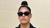 WNBA star Kelsey Plum goes braless in tiny vest in daring pre-game outfit