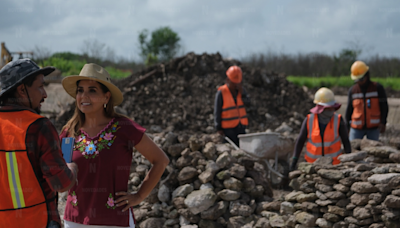 Mara supervisa avance de la estación del Tren Maya, Nicolás Bravo-Kohunlich