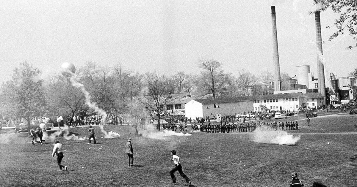 Today's campus protests aren't nearly as big or violent as those last century