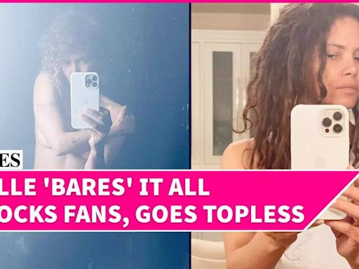 Halley Berry 'Exposes' Tattoos, Drops Topless Mirror Selfie Saying, 'Momma In Making'