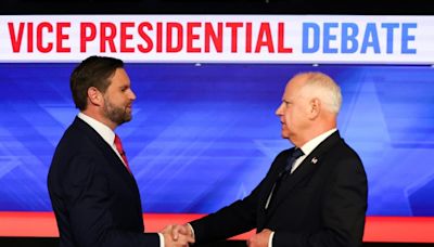 US VP rivals defend Trump and Harris in polite debate