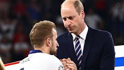 Wills & Charles send messages of support to England team after Euros final