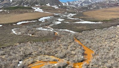 Alaska's pristine rivers are turning a rusty orange even when seen from space, likely because of melting permafrost: study