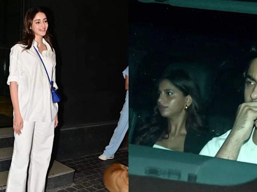 Aryan Khan and Suhana Khan turn heads at Ananya Panday's 'CTRL' screening | Hindi Movie News - Times of India