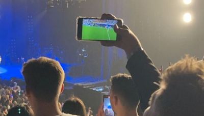 England fans spark anger by watching Euros game during Kings of Leon concert at Co-op Live