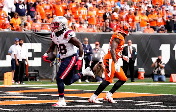 Patriots win Jerod Mayo's debut as coach, beating mistake-prone Bengals 16-10