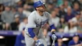 Mystery injury forces Dodgers' J.D. Martinez to sit out against A's